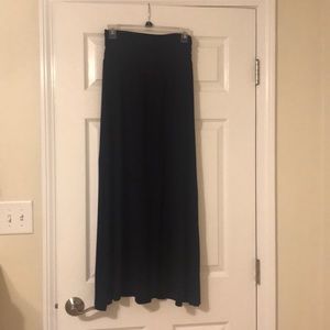 Navy maxi skirt